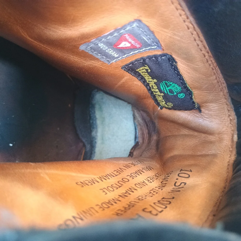 Black Timberland Boots Size 10.5 Pre-owned - Picture 8 of 14